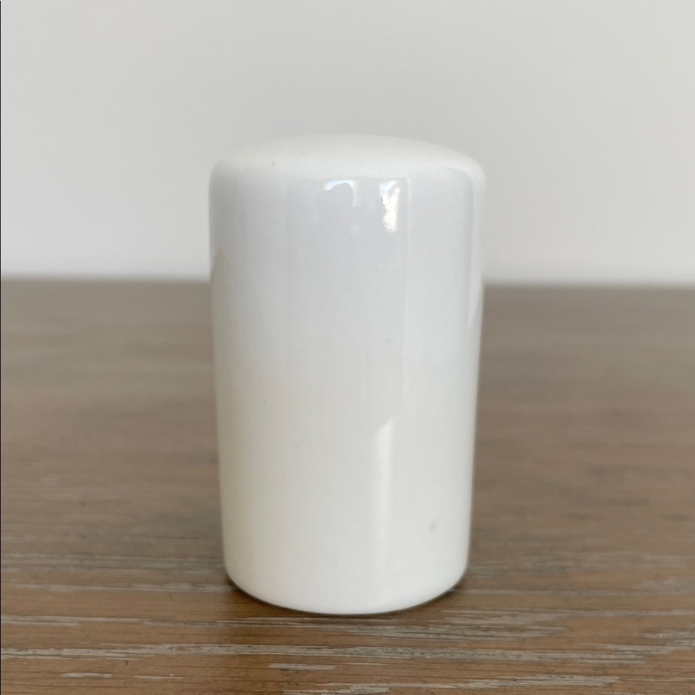 White Ceramic Salt Shaker